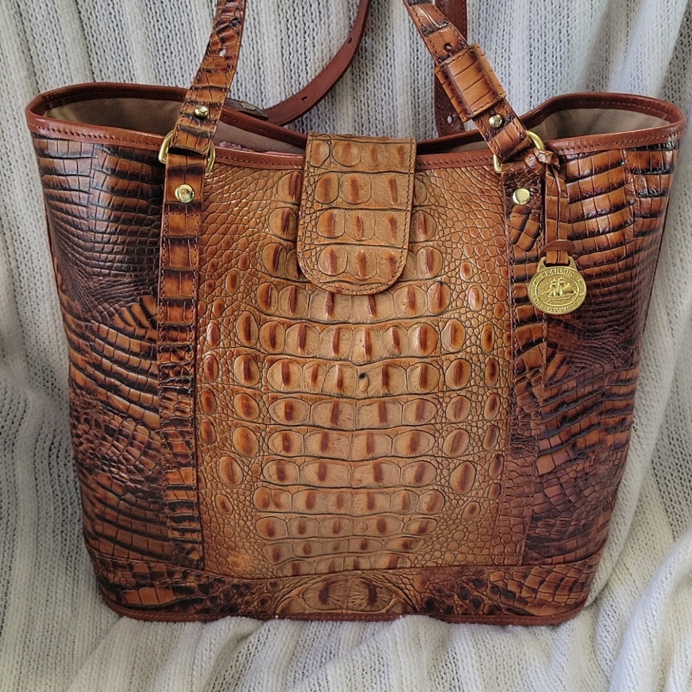 Vintage Brahmin shoulder tote